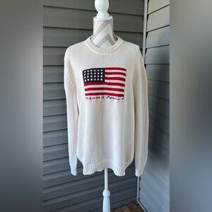 Vintage Ralph Lauren Polo Jeans Sweater 100% Cotton Size XL